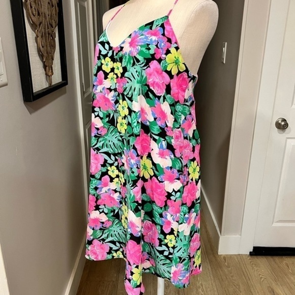 Nymphé Los Angeles Bright Colored Summer Racerback Mini Dress - Picture 8 of 9